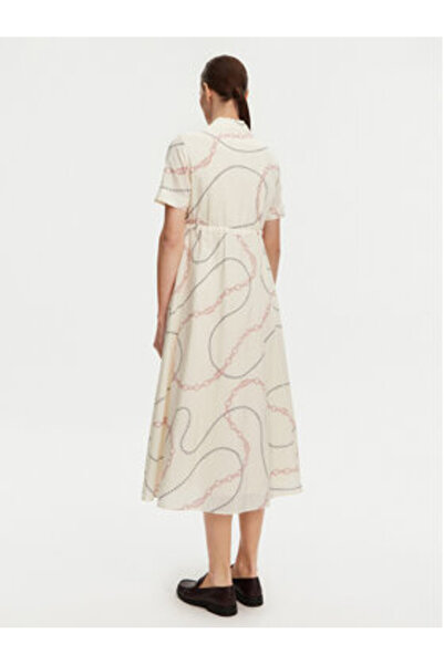 Tommy Hilfiger Women's Shirt dress WW0WW46009 Beige