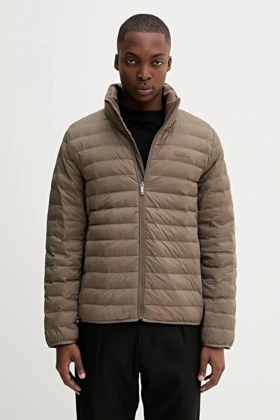 Calvin Klein Erkek Regular Fit Kapitoneli Şişme Mont - Vizon