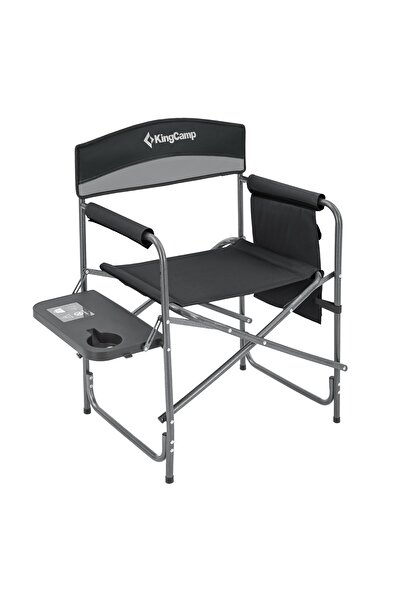 Other Scaun de camping pliabil KING CAMP cu cotiere ASH B10 - negru și gri
