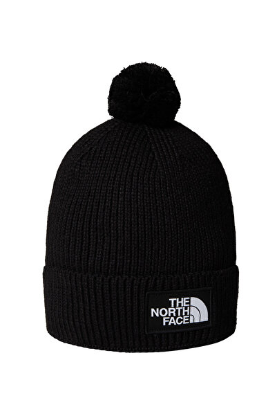 THE NORTH FACE Protective Soft Knitted Beanie Patterned Pompom Detailed Colorful