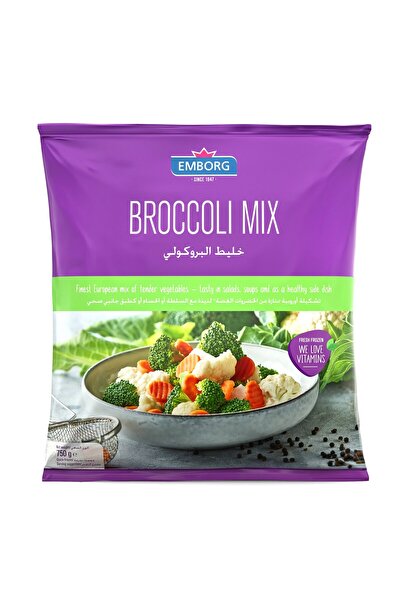 Emborg مزيج البروكلي 750 جرام عبوة من 6 قطع