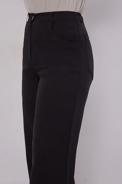 Levidor Siyah Cepli Pantolon