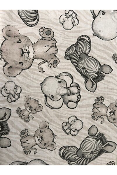 ATELIER ALEDA Patura pentru bebelusi, imprimeu pui de animale salbatice, bumbac/minky, Atelier Aleda, 75x95 cm