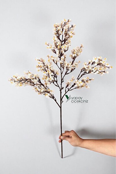YAPAY ÇİÇEKÇİNİZ Yoğun Çiçekli Yapay Japon Sakura Bahardalı Demeti 75 cm