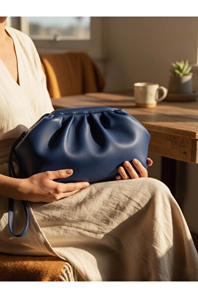 yedideri Luxury Genuine Leather Cloud Bag - Women's Hand and Shoulder Bag