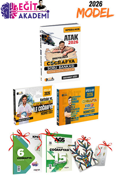 Eğit Akademi 2026 KPSS / AGS Mehmet Eğit Atak Coğrafya-Hafıza Teknikleri ile ...