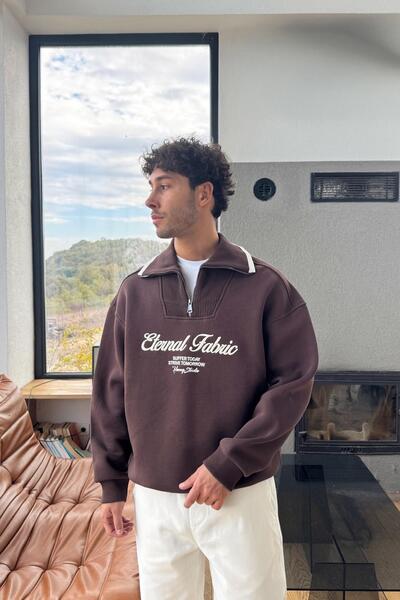 Flaw Wear Вечна бродирана суитшърт