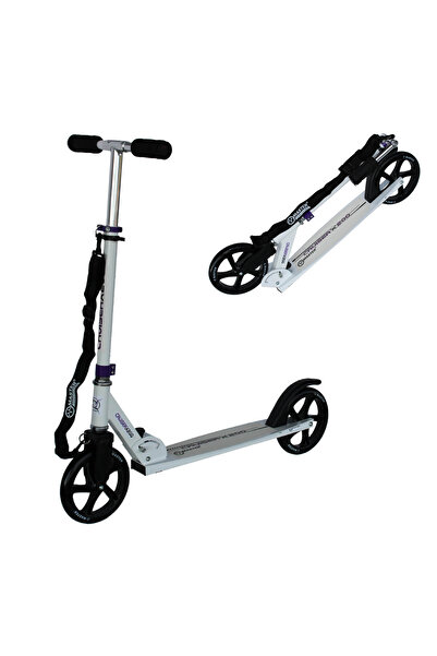 Other Folding scooter with transport strap MASTER Cruiser 200 mm WHITE