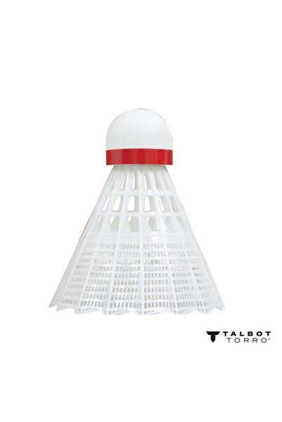 Other TALBOT TORRO Tech 450 Fast badminton shuttlecocks 6 pcs - white