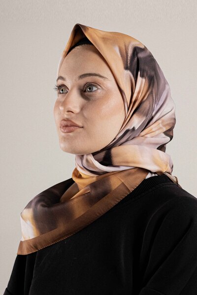 Akel ФРАНЦУЗЬКИЙ ШОВКОВИЙ ШАРФ З ВИШИВКОЮ ВИШИВКА-1