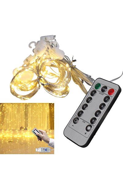 Powermaster Winnboss EKL-11 300 Günışığı Ledli Peri Motifli 3X3 Perde Dekorat...