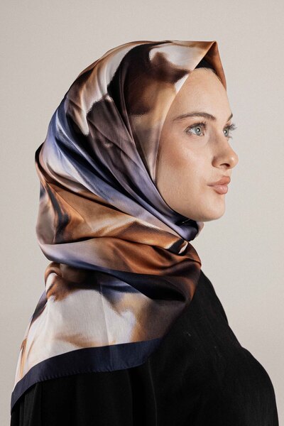 Akel ФРАНЦУЗЬКИЙ ШОВКОВИЙ ШАРФ З ВИШИВКОЮ ВИШИВКА-1