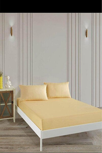 OZNHOME Elastic Fitted Sheet Set 100% Cotton Single/Duo/Queen Size Fitted Sheet Set