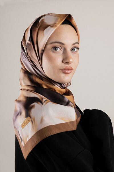 Akel ФРАНЦУЗЬКИЙ ШОВКОВИЙ ШАРФ З ВИШИВКОЮ ВИШИВКА-1