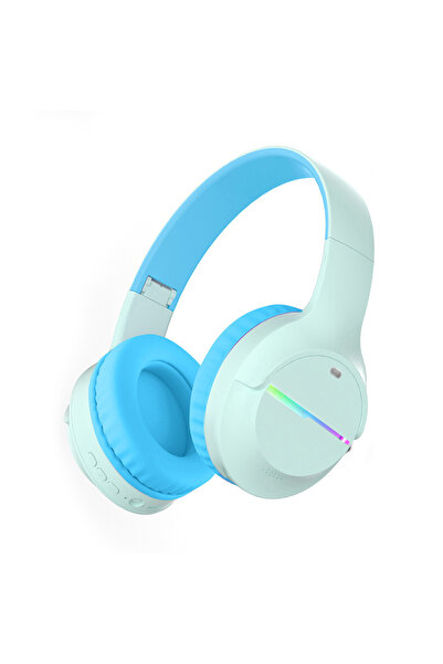 RTG UID65 Kablosuz Kulak Üstü LED Işıklı Bluetooth Kulaklık 5,0 Super Bass