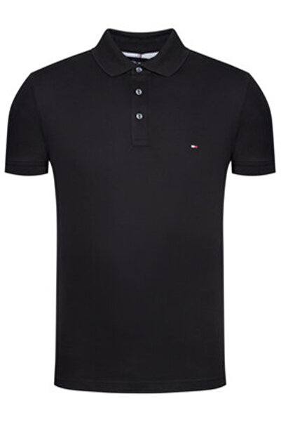 Tommy Hilfiger Polo pentru bărbați MW0MW17771BDS Negru