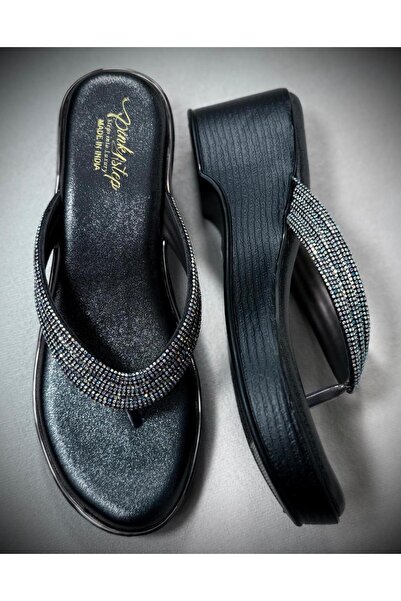 Generic Women’s Rhinestone Wedge Sandals – Elegant & Comfortable Slippers For Ladies