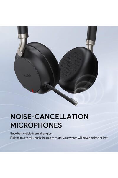 Yealink BH72 Lite Wireless Headset, Teams/Zoom Certified, Bluetooth Headset with Microphone, Stereo,