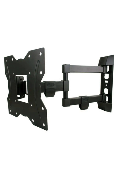 Well Adjustable Wall Mount TV Bracket for 13"-43" Screens, 35kg Capacity, Black