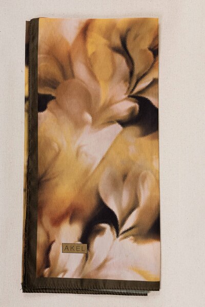 Akel ФРАНЦУЗЬКИЙ ШОВКОВИЙ ШАРФ З ВИШИВКОЮ ВИШИВКА-1