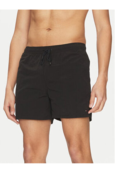Tommy Hilfiger Pantaloni scurți de baie pentru bărbați UM0UM03477 Negri