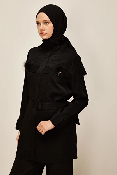 Alvina Belted Brooch Tunic 46036