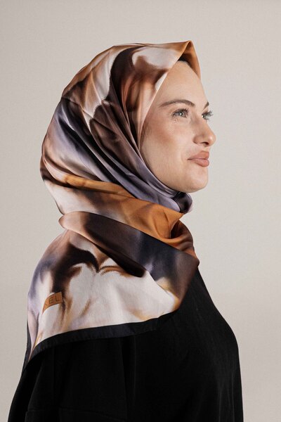 Akel ФРАНЦУЗЬКИЙ ШОВКОВИЙ ШАРФ З ВИШИВКОЮ ВИШИВКА-1