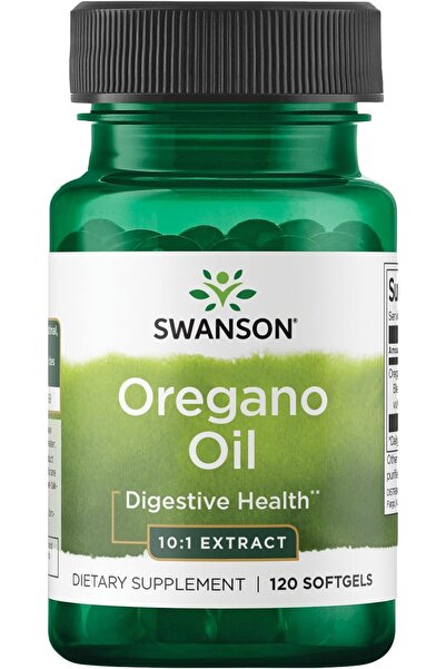 SWANSON كبسولات زيت الأوريجانو 10:1 إكست 150 مجم 120 كبسولة هلامية