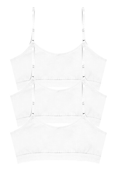 Öts Κοριτσίστικο μπουστάκι 3 τεμαχίων με ρυθμιζόμενους ιμάντες, αφαιρούμενα επιθέματα (96% βαμβάκι - 4% ελαστάνη)