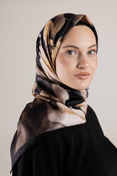 Akel ФРАНЦУЗЬКИЙ ШОВКОВИЙ ШАРФ З ВИШИВКОЮ ВИШИВКА-1