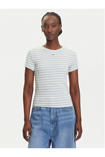Tommy Jeans Γυναικείο T-Shirt DW0DW17383 Πολύχρωμο