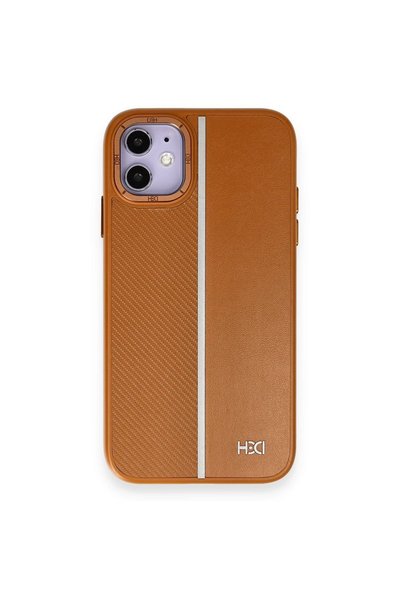 Fuchsia iPhone 11 Case HBC-155 Lisbon Cover - Brown