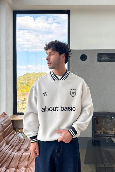 Flaw Wear About Embroidered Sweatshirt