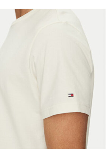 Tommy Hilfiger Men's T-Shirt MW0MW38628 Beige