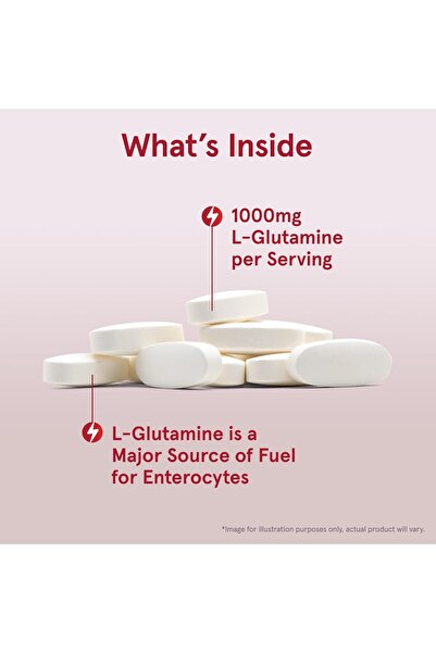 Jarrow Formulas L-Glutamine 1000 mg, 100 Tablets