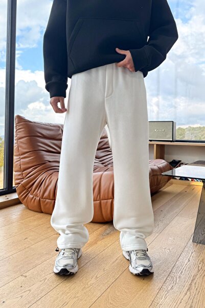 Flaw Wear Basic Adjustable Leg Sweatpants White