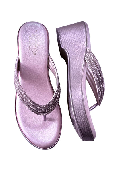 Generic Women’s Rhinestone Wedge Sandals – Elegant & Comfortable Slippers For Ladies