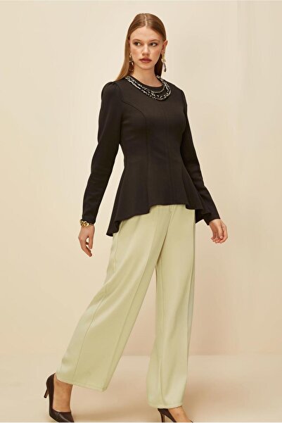 Alvina Elastic Waist Pants 70905