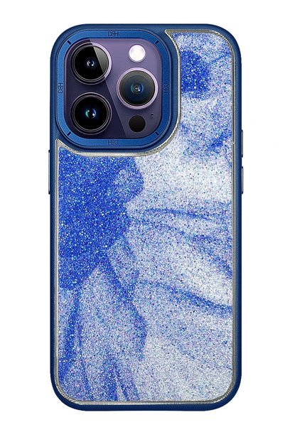 Fuchsia Hbc-201 Salvador Glitter Cover Compatible with iPhone 13 Pro Max - Na...