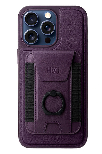 Fuchsia Hbc-228 Havana Magnet Business Card Holder Cover Compatible with iPho...