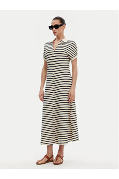 Tommy Hilfiger Γυναικείο καθημερινό φόρεμα WW0WW44514 Μπεζ