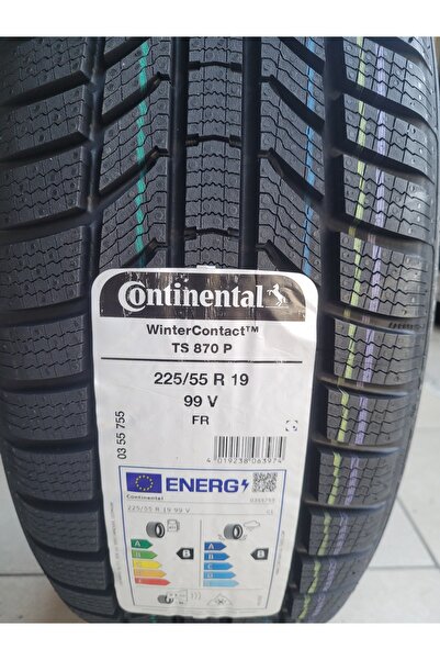 Continental 225/55R19 Winter Contact TS870P 99V Set Olarak (4 ADET) 2025 Üretim*
