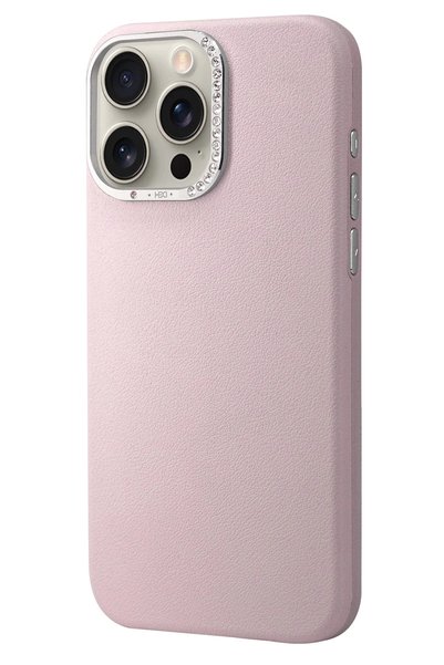 Fuchsia Hbc-255 Vienna Cover Compatible with iPhone 14 Pro - Pink