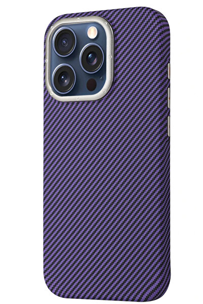 Fuchsia iPhone 14 Pro Max HBC-263 Monaco Kapak - Derin Mor