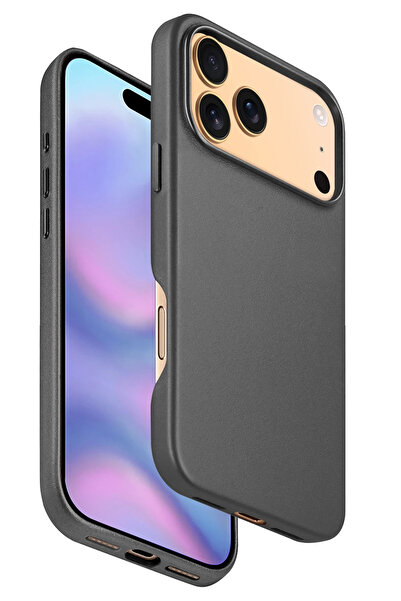 Fuchsia Apple iPhone 17 Pro Max HBC-242 Dividing Magsafe Kapak - Titan Gri