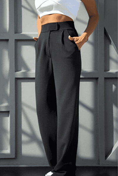 cemo Kadın Cırtlı Palazzo Pantolon