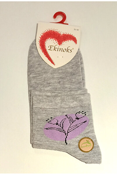 Monalisa Home جوارب نسائية من الخيزران باللون الرمادي 36-40