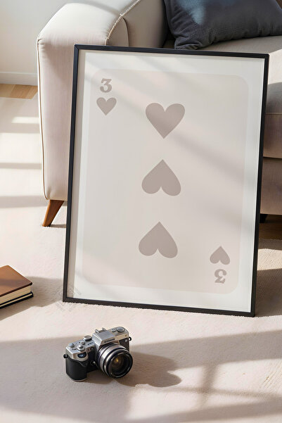 Basquiart Poster cu ramă neagră din seria Lucky You, decor de perete nr:17