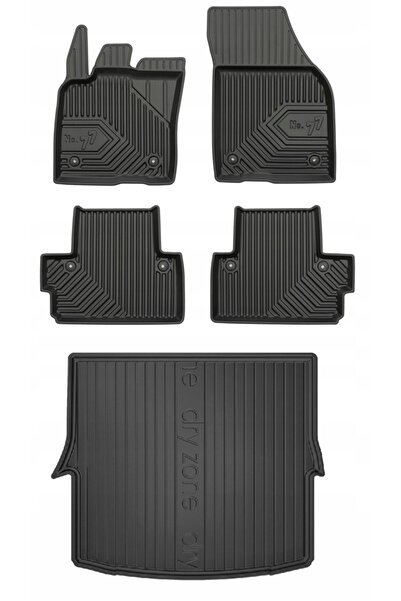Other SET 77 Covorașe și huse din cauciuc Volvo S40 2 Sedan 2004-2007