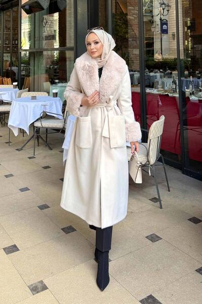 Melike Tatar Γούνινο παλτό Angora 32-2500